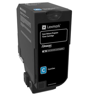 Image of Lexmark 74C20C0 toner 1 pz Originale Ciano 074