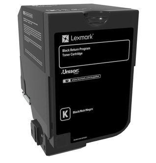 Image of Lexmark 74C20K0 toner 1 pz Originale Nero 074