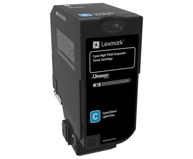 Image of Lexmark 84C2HCE toner 1 pz Originale Ciano 074