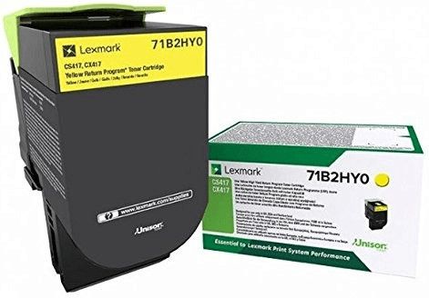 Image of Lexmark 71B2HY0 toner 1 pz Originale Giallo 074