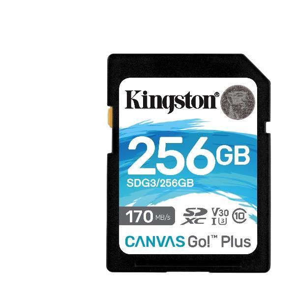 Image of Kingston Technology Scheda SDXC Canvas Go Plus 170R C10 UHS-I U3 V30 da 256GB 074