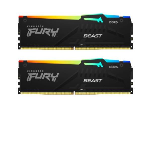 Image of Kingston Technology FURY Beast 32 GB 5600 MT/s DDR5 CL40 DIMM (Kit da 2 moduli) RGB 074