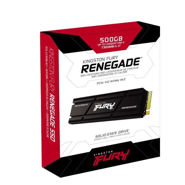 Image of Kingston Technology 2000G RENEGADE PCIe 4.0 NVMe SSD W/ Dissipatore di calore 074