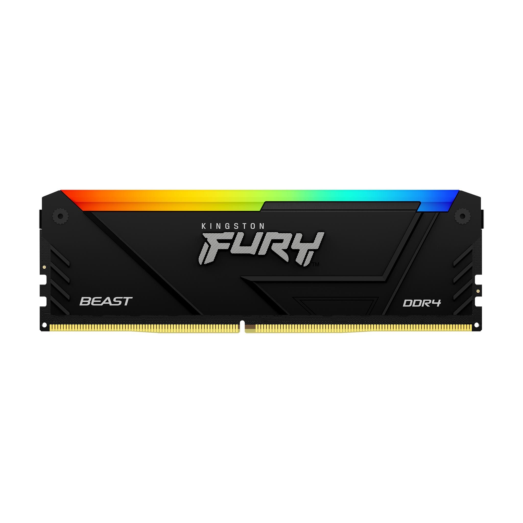 Image of Kingston Technology FURY Beast 16GB 3600MT/s DDR4 CL18 DIMM RGB 074