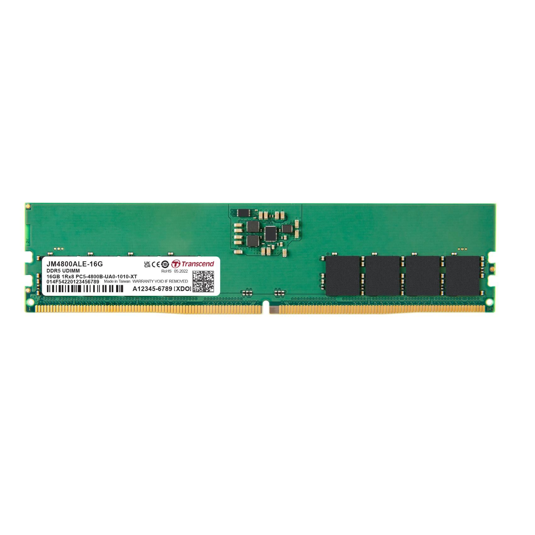 Image of 16GB JM DDR5 4800 U-DIMM 1RX8 2GX8 074