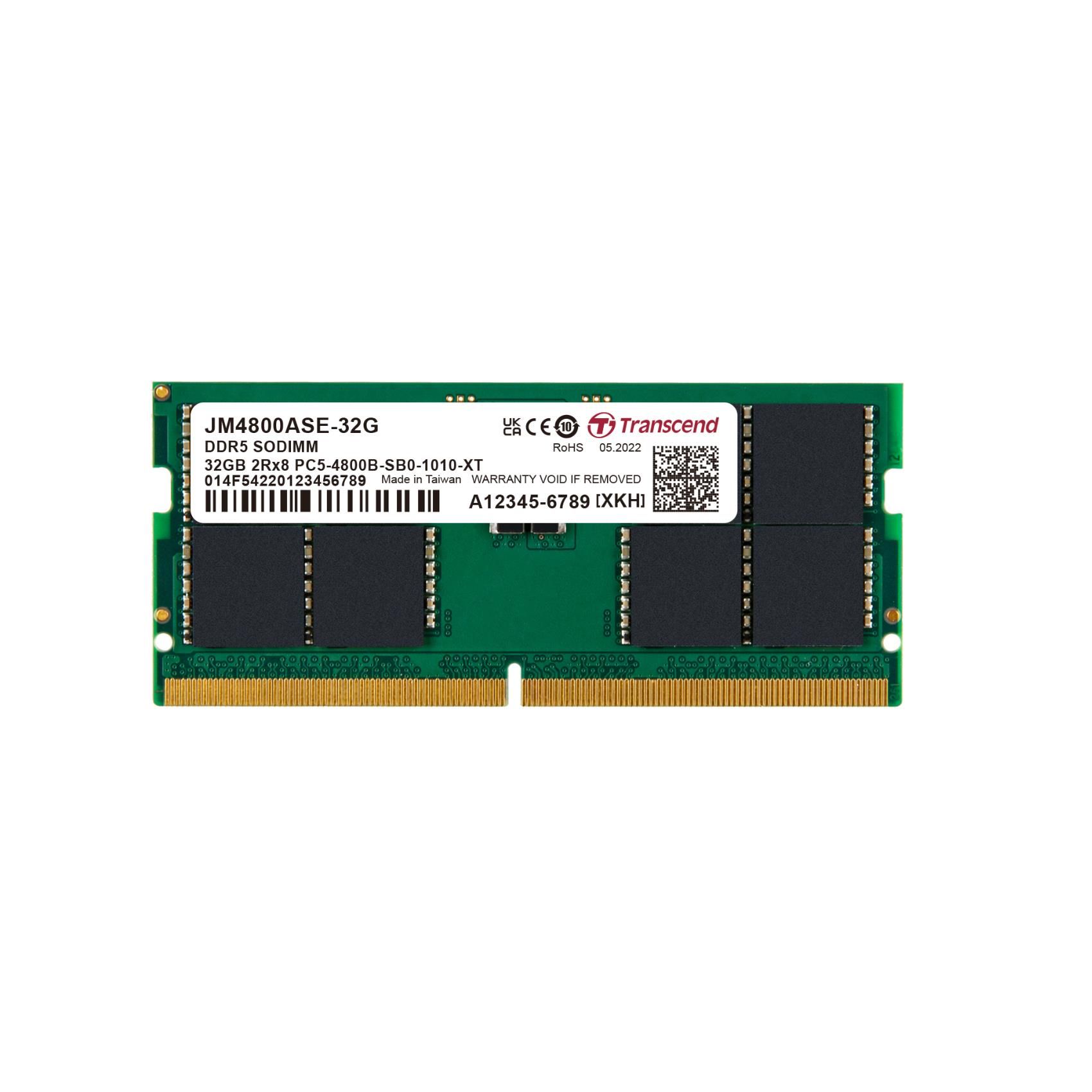 Image of 32GB JM DDR5 4800 SO-DIMM 2RX8 2GX8 074