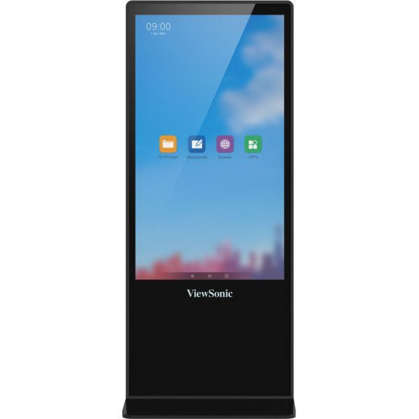 Image of Viewsonic EP5542T visualizzatore di messaggi Design totem 139,7 cm (55") LED 450 cd/m² 4K Ultra HD Nero Touch screen Android 8.0 074