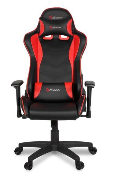 Image of AROZZI Sedia Gaming Mezzo V2 in Similpelle Colore Nero e Rosso 074