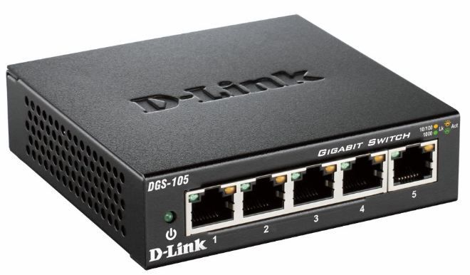 Image of D-Link DGS-105 Non gestito L2 Gigabit Ethernet (10/100/1000) Nero 074