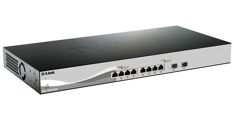 Image of D-Link DXS-1210-10TS switch di rete Gestito L2/L3 10G Ethernet (100/1000/10000) 1U Nero, Argento 074