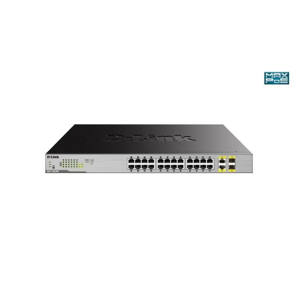 Image of D-Link DGS-1026MP switch di rete Non gestito Gigabit Ethernet (10/100/1000) Supporto Power over Ethernet (PoE) Nero, Grigio 074