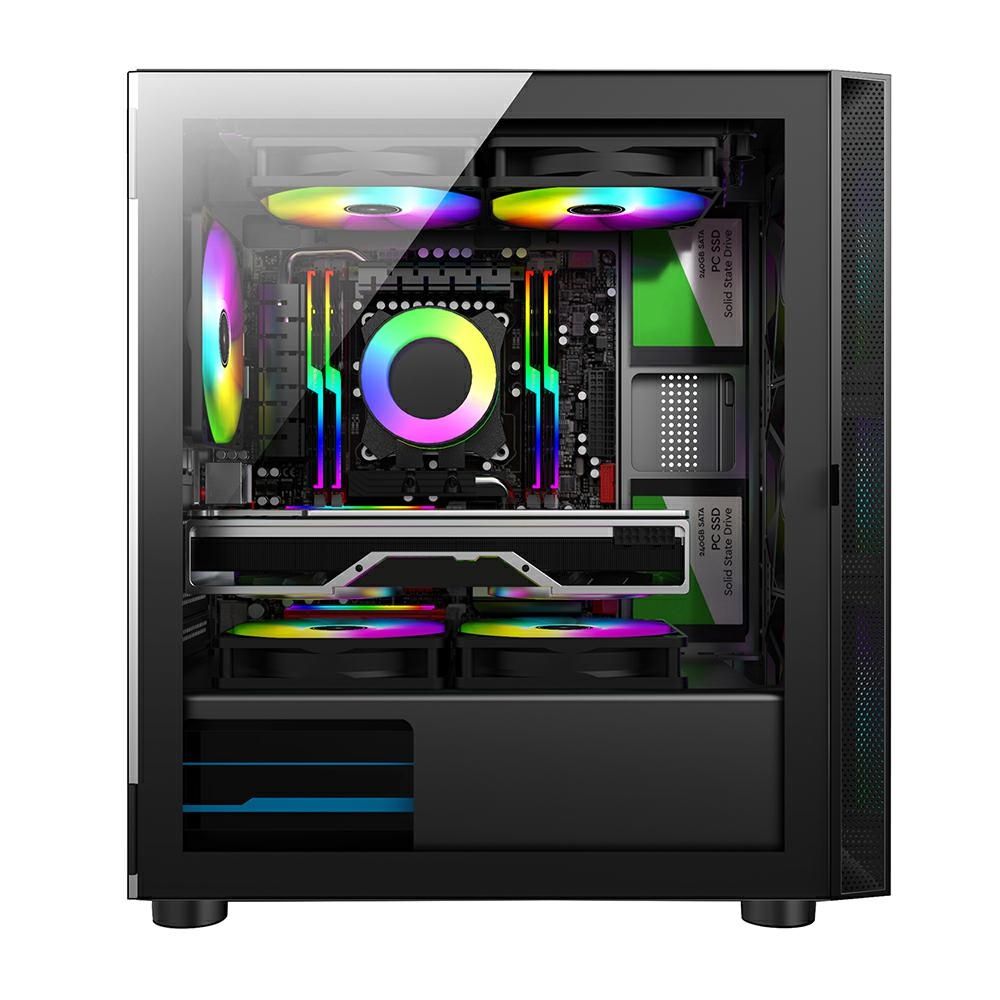 Image of CASE GAMING 1 FAN ARGB, 3 USB, ACRILYC PANEL 074