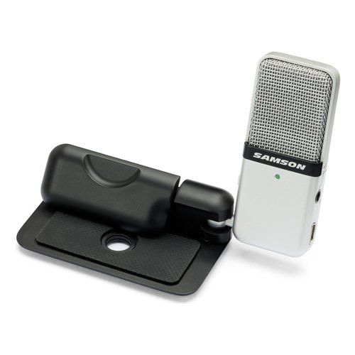 Image of Microfono USB Samson SAGOMIC Go Mic argento e nero 074