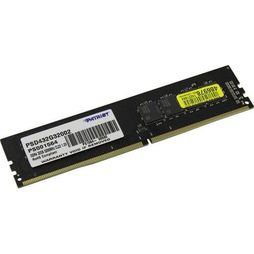 Image of PATRIOT RAM DIMM 32GB DDR4 3200MHZ UDIMM 074