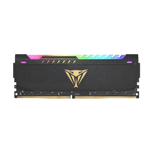 Image of KIT DDR4 PATRIOT VIPER STEEL RGB BLACK 16GB (2x8GB) 3200Mhz CL18 - RGB- HS DUAL CHANNEL PVSR416G320C8K 074