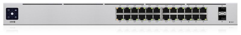 Image of UBIQUITI SWITCH 24 PORTE LAN GIGABIT PoE Gen2, di cui 16P PoE 802.3af/at PoE 95W, 2P SFP - USW-24-POE-EU 074