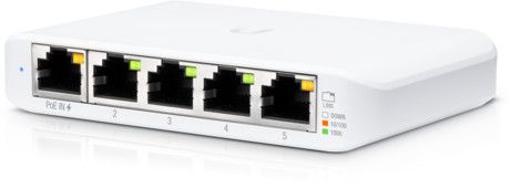 Image of Ubiquiti Networks UniFi USW Flex Mini Gestito Gigabit Ethernet (10/100/1000) Bianco Supporto Power over Ethernet (PoE) 074