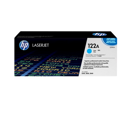 Image of HP 122A Cyan Original LaserJet Toner Cartridge toner 1 pz Originale Ciano 074