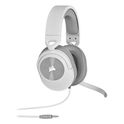 Image of Cuffie gaming Corsair CA 9011261 EU HS55 Stereo bianco e grigio 074