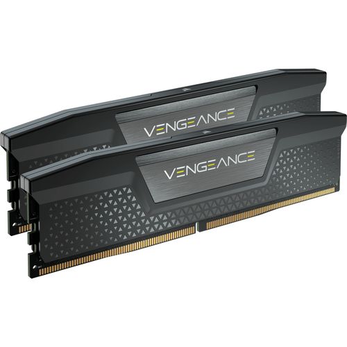 Image of CORSAIR RAM VENGEANCE DDR5 64GB 2X32GB DDR5 5200 PC5-41600 C40 1.25V DESKTOP MEMORY - BLACK 074