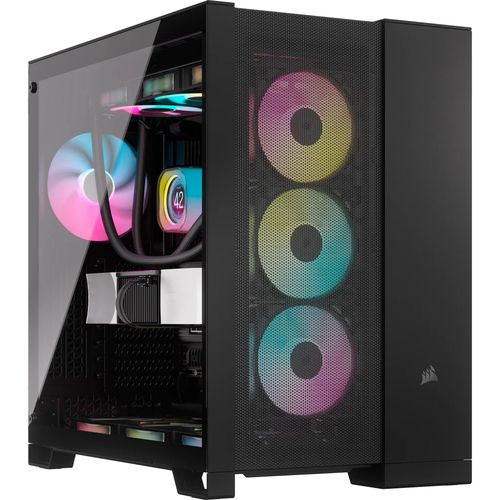 Image of CORSAIR CASE 6500X TEMPERED GLASS MID-TOWER, BLACK 074