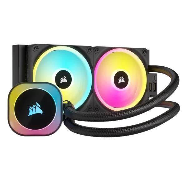 Image of ICUE LINK H100I RGB AIO 240 LIQUID 074