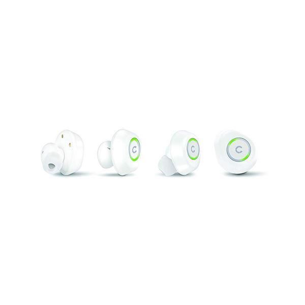 Image of BT EARPHONES RECHARGEABLE WHITE 074