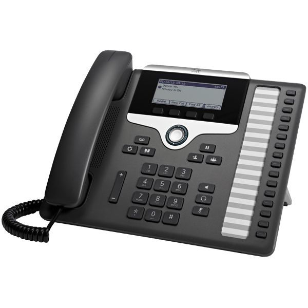 Image of Cisco 7861 telefono IP Nero, Argento 16 linee LCD 074