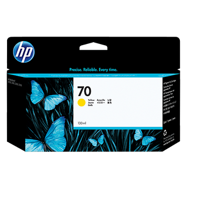 Image of HP Cartuccia inchiostro DesignJet giallo 70, 130 ml 074