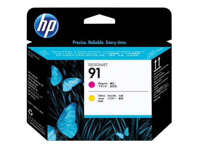 Image of HP Testina di stampa magenta e giallo 91 074