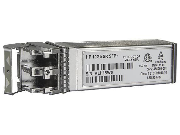 Image of Hewlett Packard Enterprise BladeSystem c-Class 10Gb SFP+ SR Transceiver modulo del ricetrasmettitore di rete Fibra ottica 10000 Mbit/s SFP+ 850 nm 074