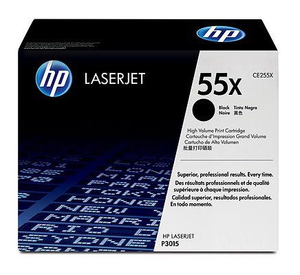 Image of HP Cartuccia Toner originale nero ad alta capacità LaserJet 55X 074