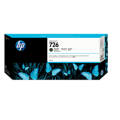 Image of HP Cartuccia inchiostro nero opaco Designjet 726, 300 ml 074