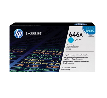 Image of HP Cartuccia Toner originale ciano LaserJet 646A 074