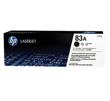 Image of HP Cartuccia Toner originale nero LaserJet 83A 074