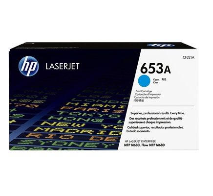 Image of HP Cartuccia toner originale ciano LaserJet 653A 074