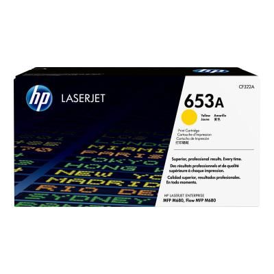 Image of HP Cartuccia toner originale giallo LaserJet 653A 074