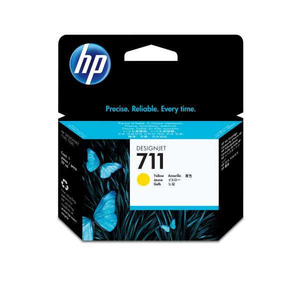 Image of HP Cartuccia inchiostro giallo DesignJet 711, 29 ml 074