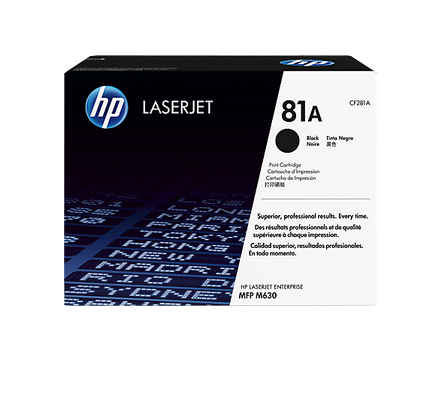 Image of HP Cartuccia toner originale nero 81A LaserJet 074