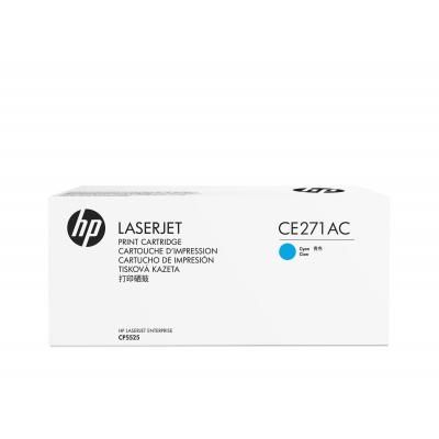 Image of HP 650A Cyn Contract LJ Toner Cartridge - Toner - [C] - per HP Color LaserJet Enterprise M750 Printer Series/CP5525 074