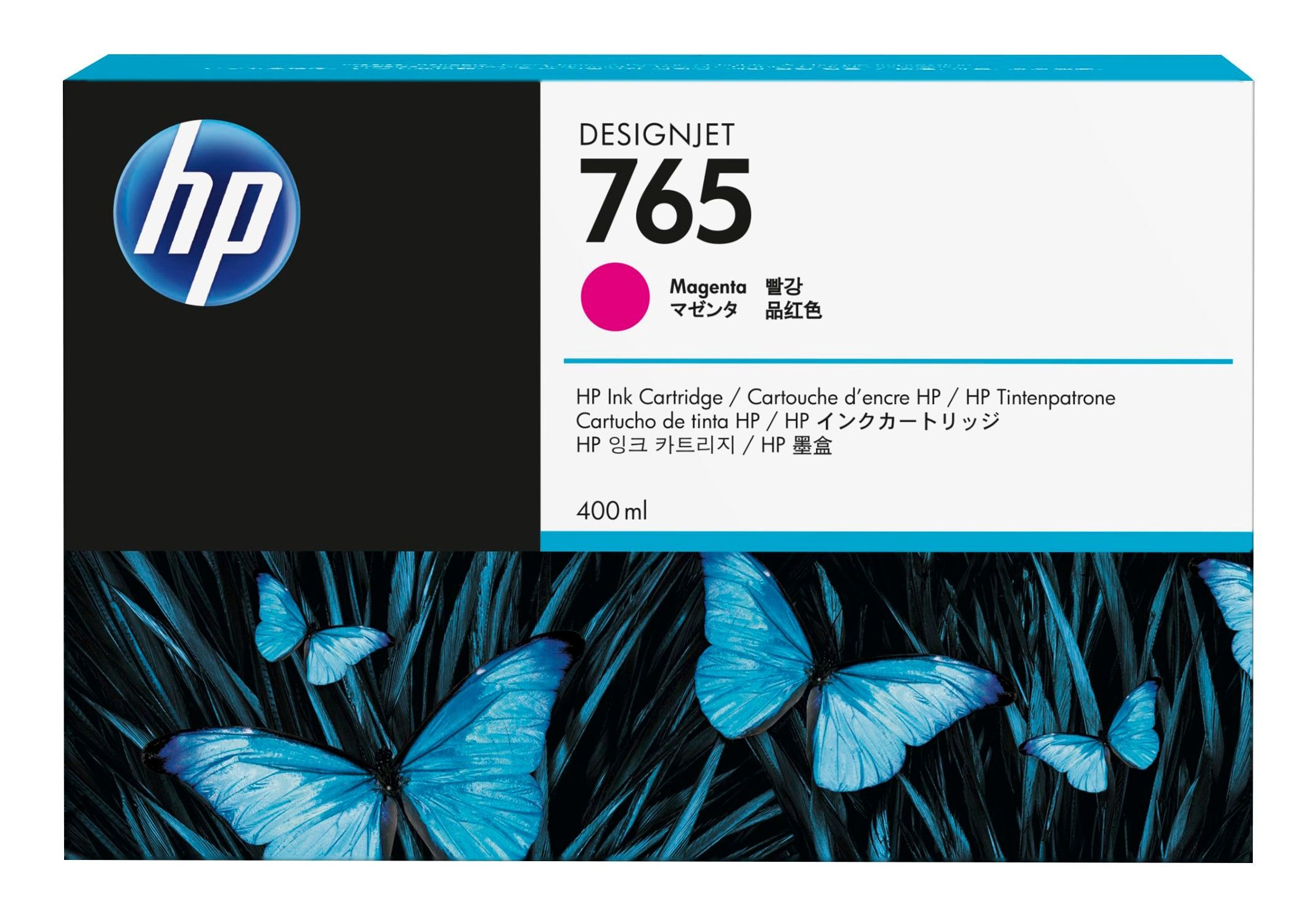 Image of HP Cartuccia inchiostro magenta Designjet 765, 400 ml 074