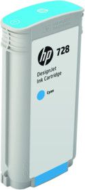 Image of HP Cartuccia inchiostro ciano DesignJet 728, 130 ml 074