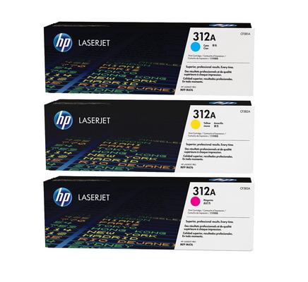 Image of HP Cartuccia Toner ciano Tri-Pack 312A 074