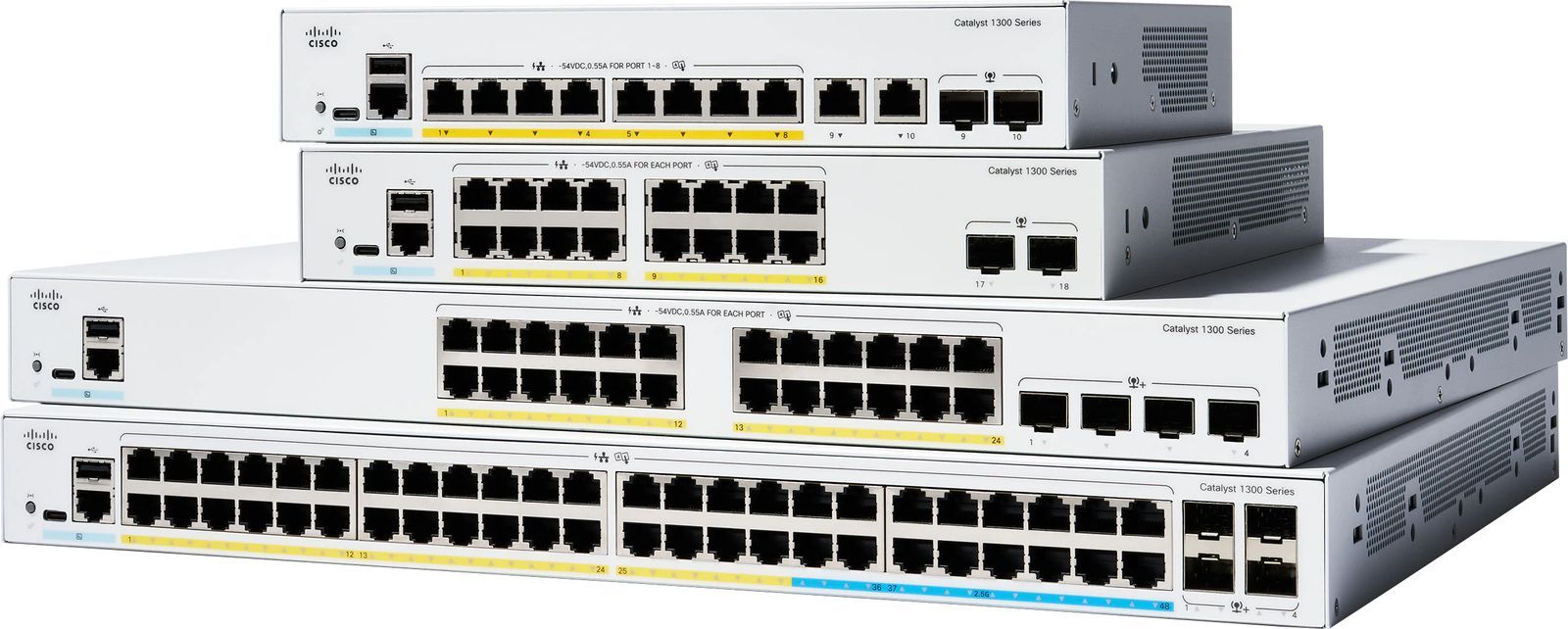 Image of CATALYST 1300 24-PORT GE, POE, 4X1G SFP 074