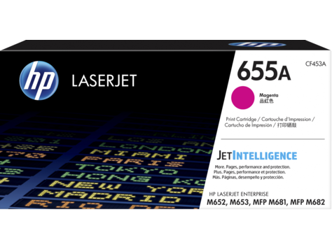 Image of HP Cartuccia toner magenta originale LaserJet 655A 074