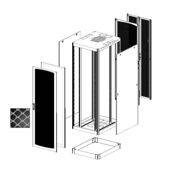 Image of RACK 42U 800X1000X2057 074