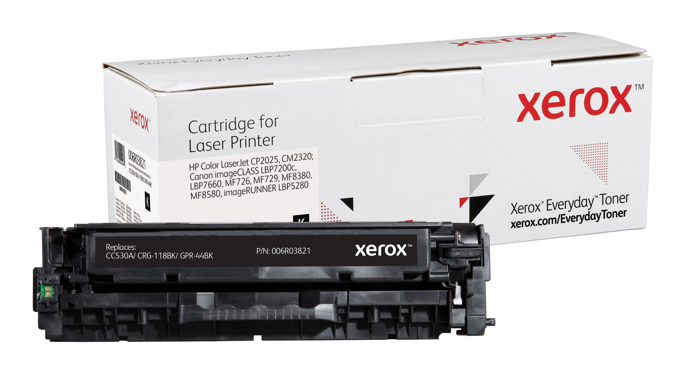 Image of Everyday Toner rigenerato ™ di Xerox Nero compatibile con HP 304A (CC530A), Capacità standard 074