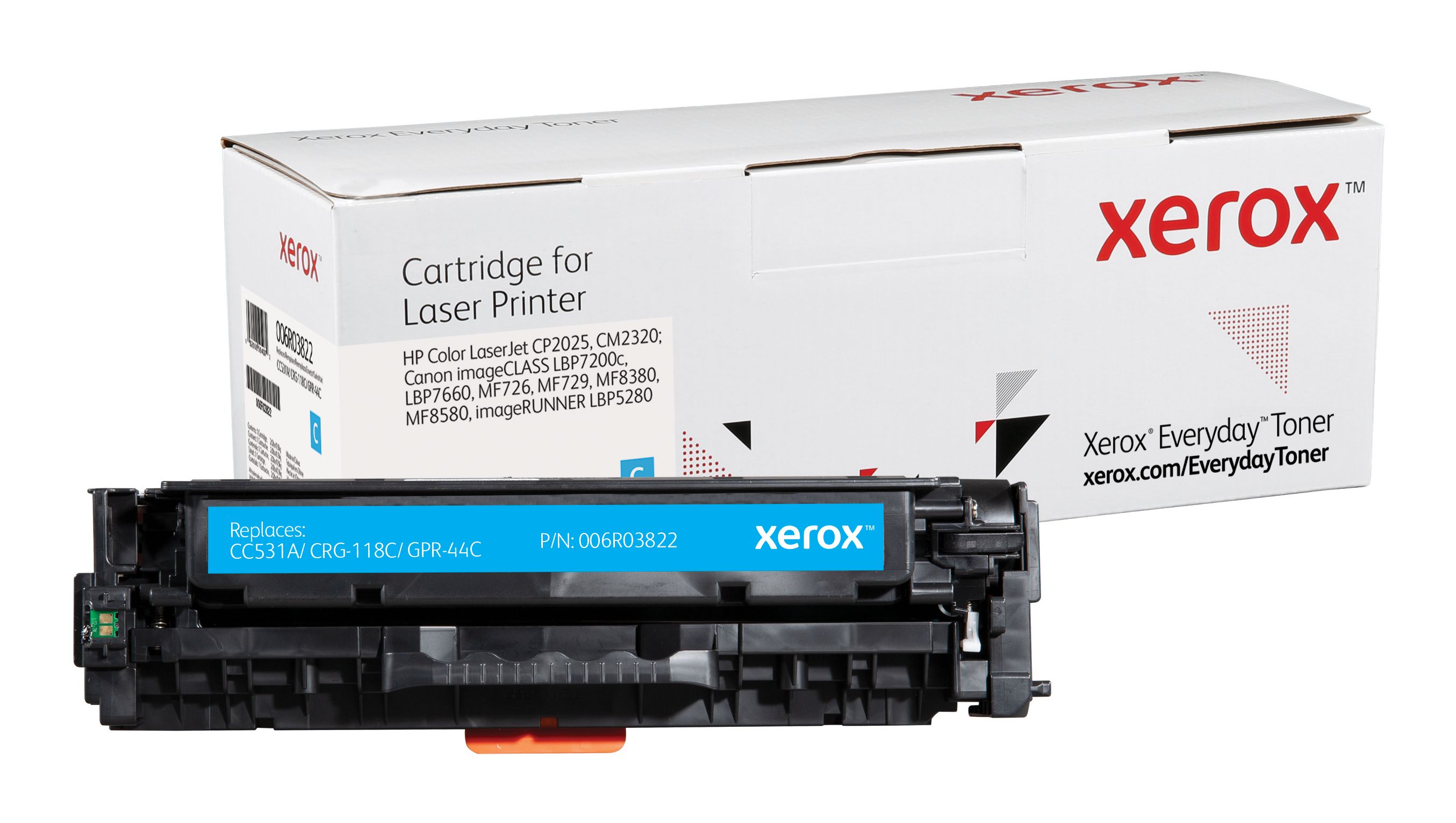 Image of Everyday Toner rigenerato ™ di Xerox Ciano compatibile con HP 304A (CC531A), Capacità standard 074