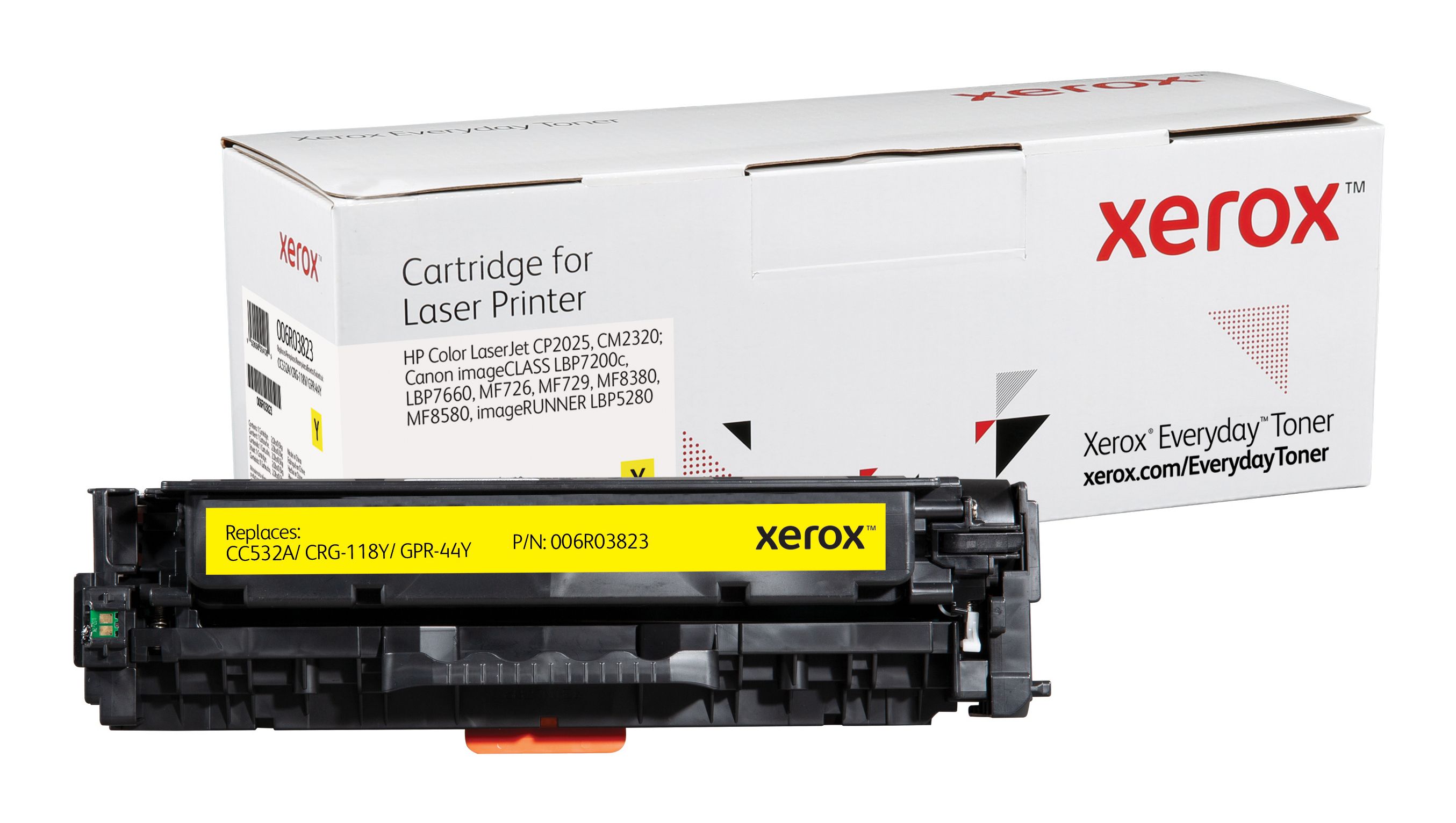 Image of Everyday Toner rigenerato ™ di Xerox Giallo compatibile con HP 304A (CC532A), Capacità standard 074