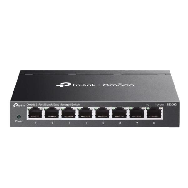 Image of TP-Link ES208G switch di rete Gestito Gigabit Ethernet (10/100/1000) Nero 074